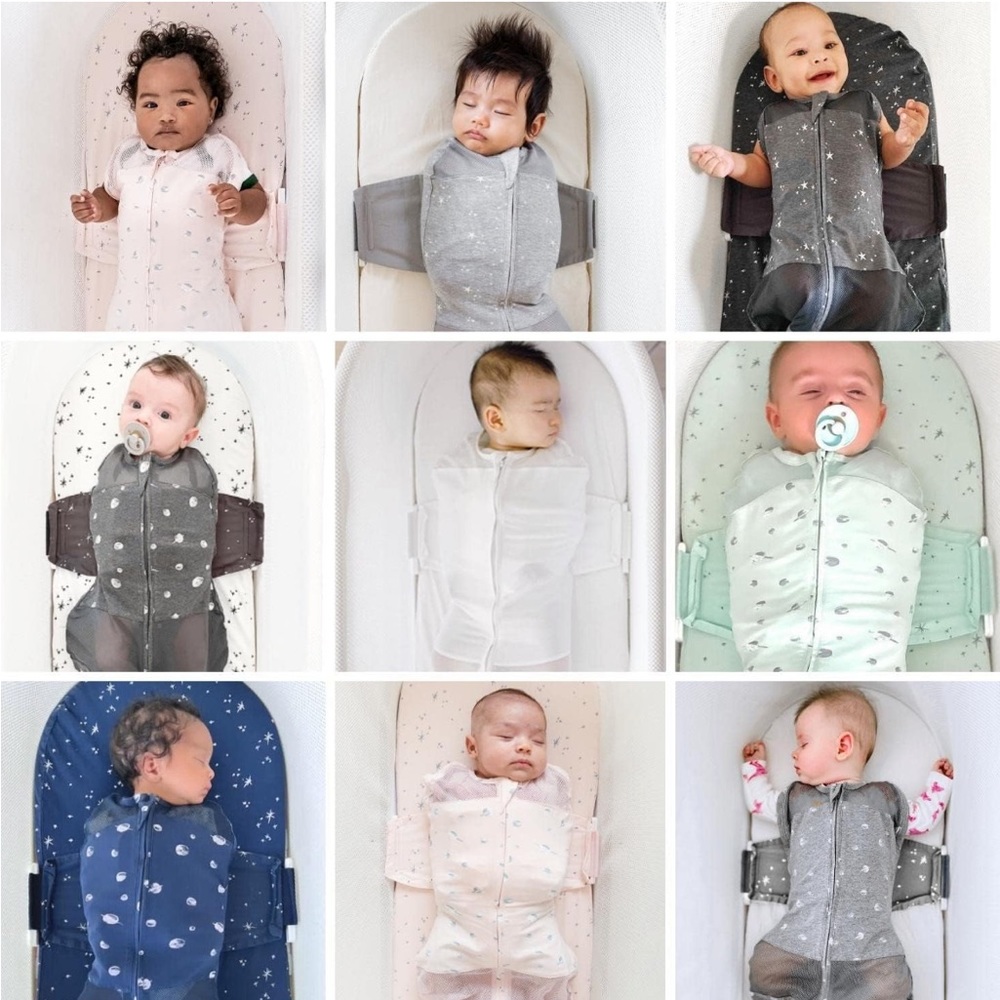 Snoo Swaddle Sz Small and Sz Medium WHITE